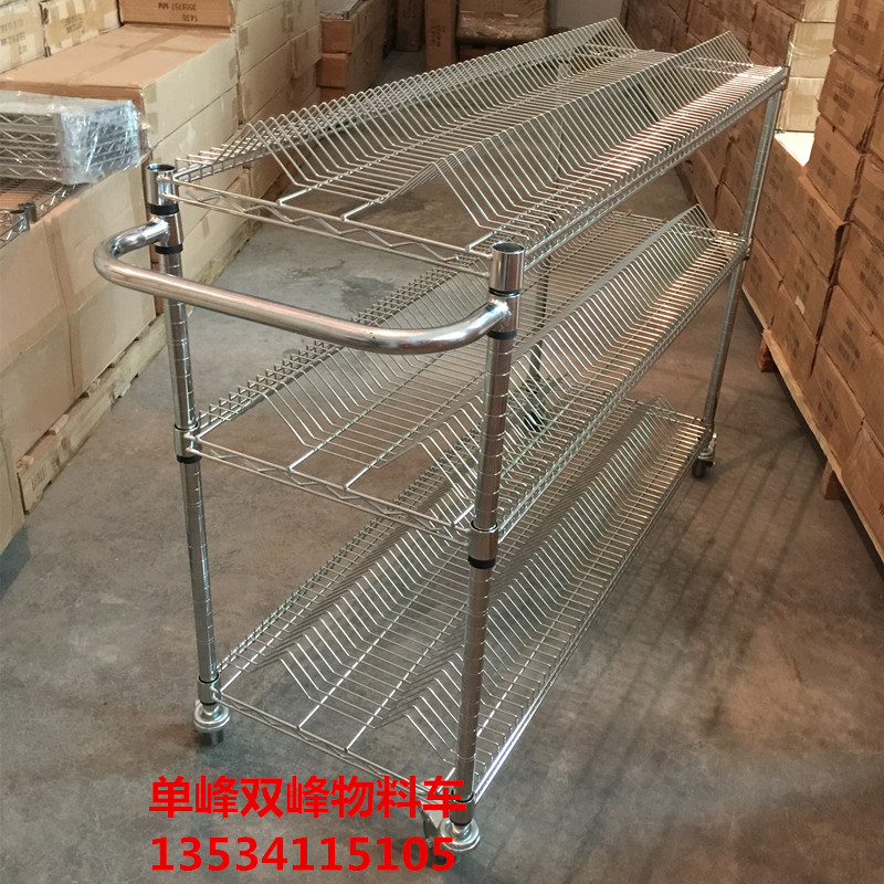 定制深圳仓储库房货架 线网不锈钢家用货架 可移动带轮子货架 手