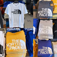 The north face, классическая повседневная универсальная футболка с коротким рукавом, с печатью вашего логотипа