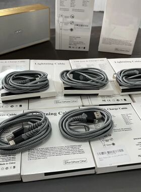 出口老美！原99！足足用3年！定会谢谢我！原装2米加长加粗数据线