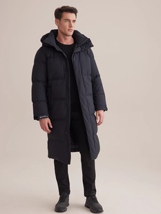 防风防水G面料 95鹅绒加厚超厚哈尔滨东北户外极寒长款羽绒服男女