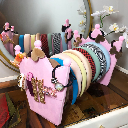 皇冠发箍展示架头饰收纳盒