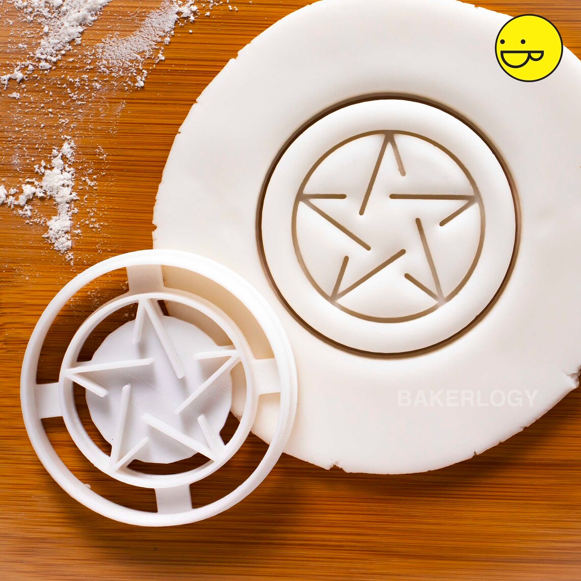 翻糖模具五角星饼干压模烘焙卡通曲奇模型 DIY 蛋糕装饰