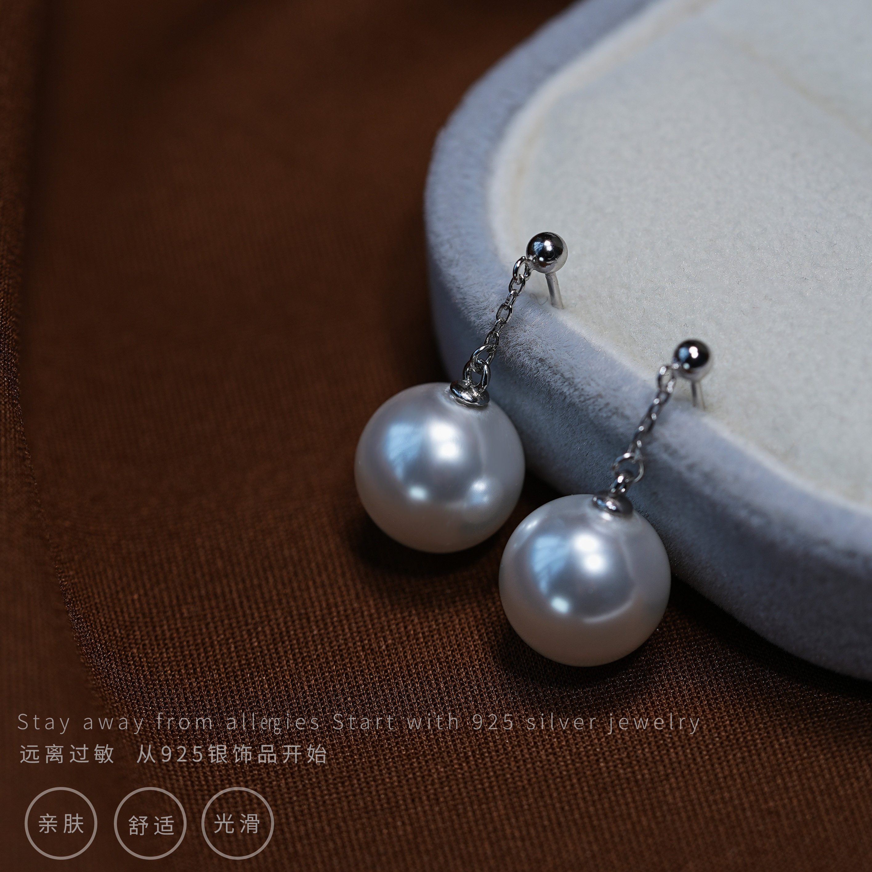 正圆银耳钉女气质百搭简约时尚冷白色秋冬耳丁,饰品/流行首饰/时尚饰品新,银饰耳饰,淘宝优惠券,粉丝福利购,淘宝优惠卷