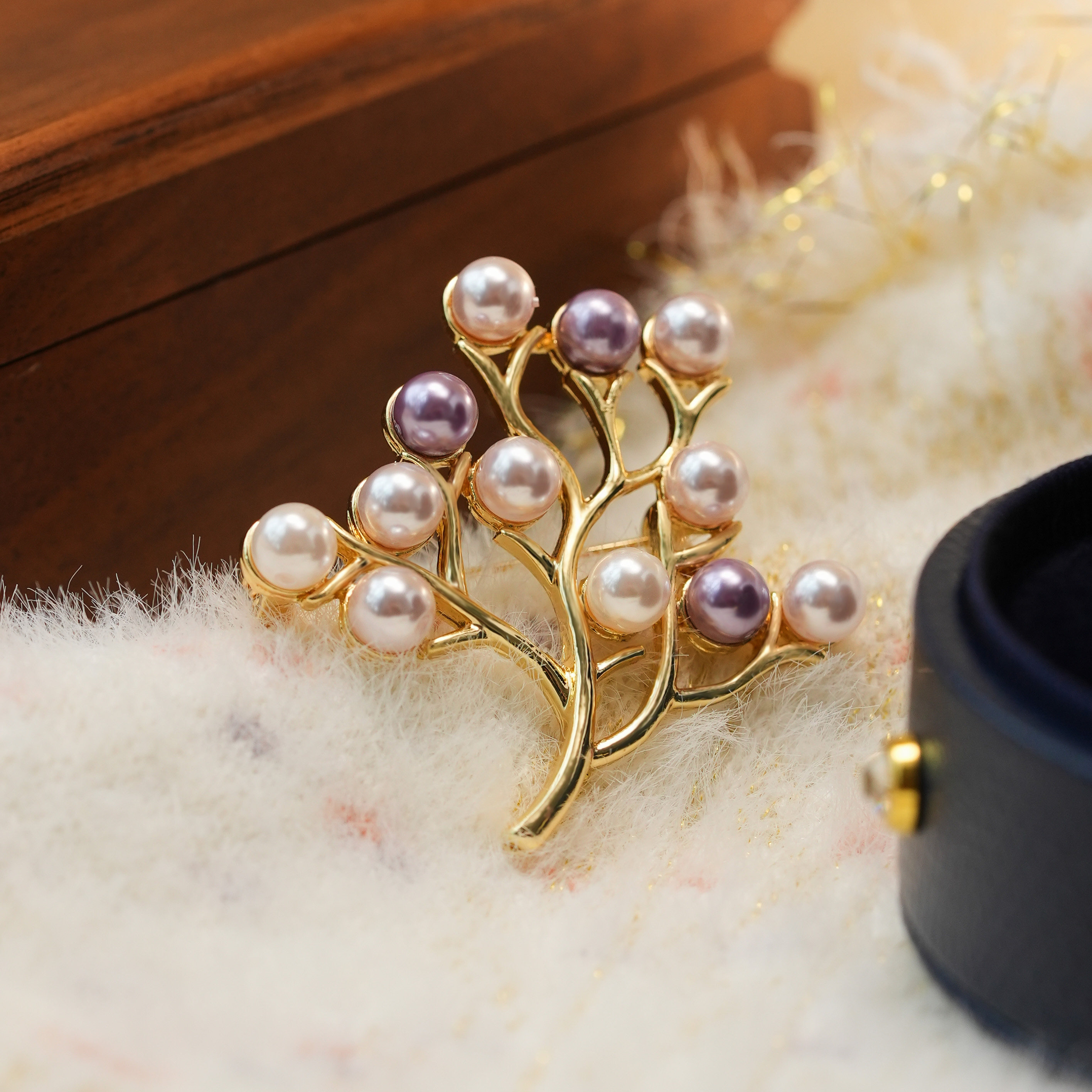 生命树珠珠胸针轻奢时尚百搭仙女冬天毛衣,饰品/流行首饰/时尚饰品新,银饰胸针,淘宝优惠券,粉丝福利购,淘宝优惠卷