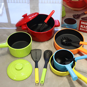 儿童益智过家家厨房玩具公主女孩男孩宝宝煮饭仿真餐具礼物套装