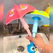 小鸟下雨雨伞花洒幼儿童洗澡戏水喷水淋浴水抽0 3岁1宝宝玩具水枪