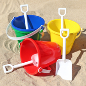儿童沙滩玩具幼儿园小铲子铲耙小水桶海边沙池玩沙挖沙工具玩雪人