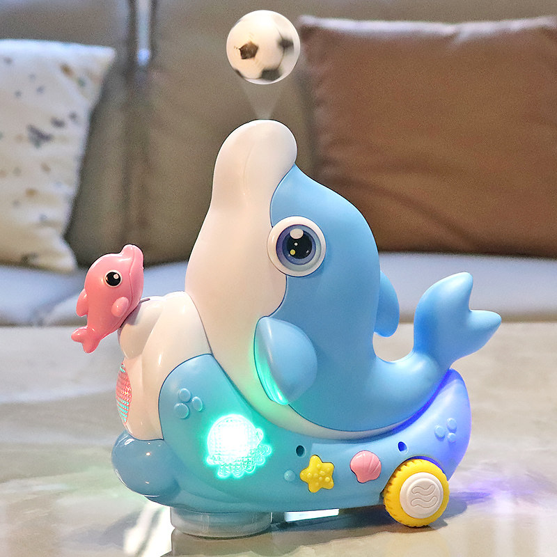婴儿童玩具1一3岁宝宝0益智早教6个月以上电动万向悬浮吹球海豚鱼,玩具/童车/益智/积木/模型,电动/遥控动物/人物,淘宝优惠券,粉丝福利购,淘宝优惠卷
