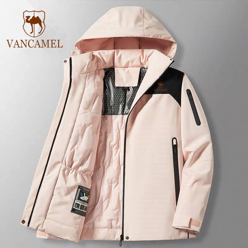 西域骆驼棉衣男女户外冲锋衣羽绒棉服功能防寒服防泼水防风骑行服