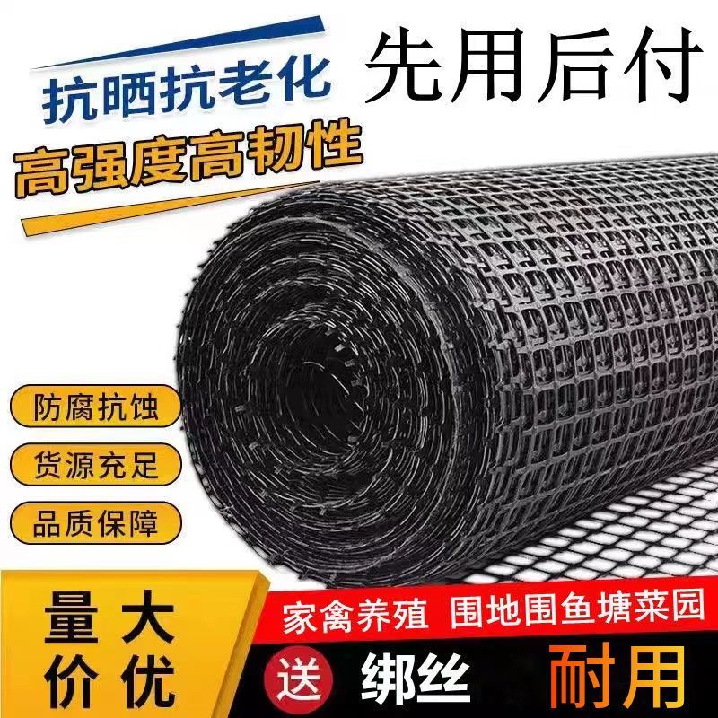 特厚养鸡鸭塑料围栏网格栅养殖网圈果园菜园胶网圈地防护网方格网