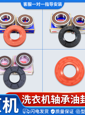 适用伊莱克斯洗衣机EWW12034SG/EWF12831SS支架轴承油封水封配件