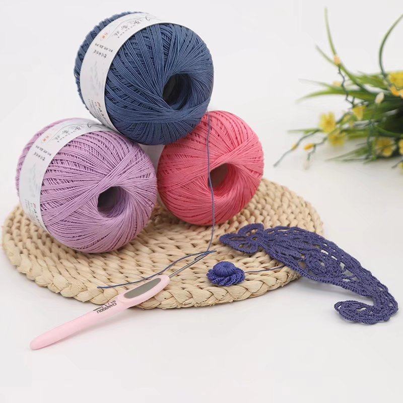 蕾丝线7号夏季钩针线手工编织diy