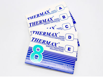 THERMAX 8格测温纸 英国TMC热敏试纸温度板温条温度标签37-260℃