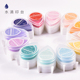 加厚海绵水滴印油橡皮章彩色大号印台ins手账印章印泥diy盒装