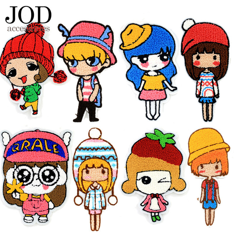 Cartoon comic Cloth sticker Embroidered towels Patch Sticker Large Down Jackets children sweater decorate Patch soft APPLIQUEin the Home Fabric , Sew DIY Material,Tools and finished products , Sew DIY Fitting/Accessories/Accessories , Fabric sticker  category - from Buy2taobao.com to provide professional Taobao agent buy service