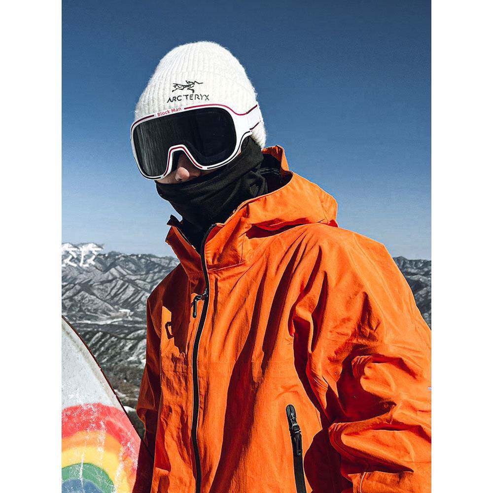 时尚滑雪眼镜单双板冬季运动护目镜高清大视野双层防雾雪镜男女