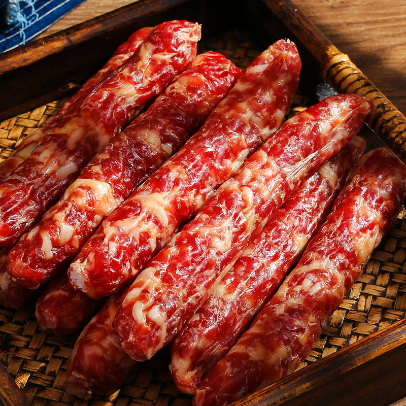 金华土香肠腊肠纯肉手工自制风干广味甜味麻辣香肠7分瘦400克,粮油调味/速食/干货/烘焙,香肠/腊肠/烤肠,淘宝优惠券,粉丝福利购,淘宝优惠卷