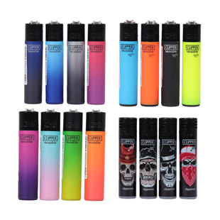 正品可利福clipper可冲气砂轮打火机防爆尼龙火石明火个性打火机