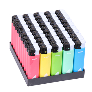 新海一次性防爆防摔打火机个性电子防风打火机马卡龙色创意D6028