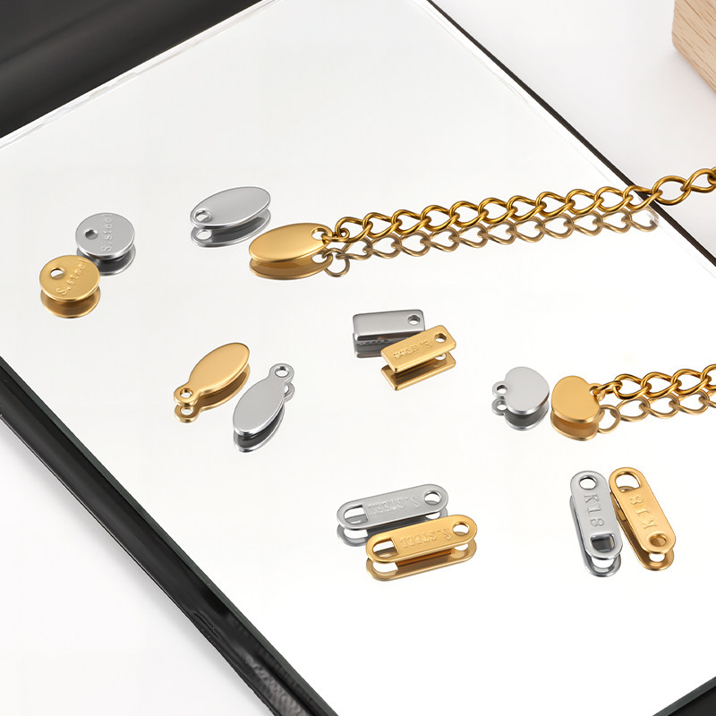 钛钢尾牌18k金尾部挂件