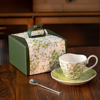 派一摩登家陶瓷咖啡杯套装带架子