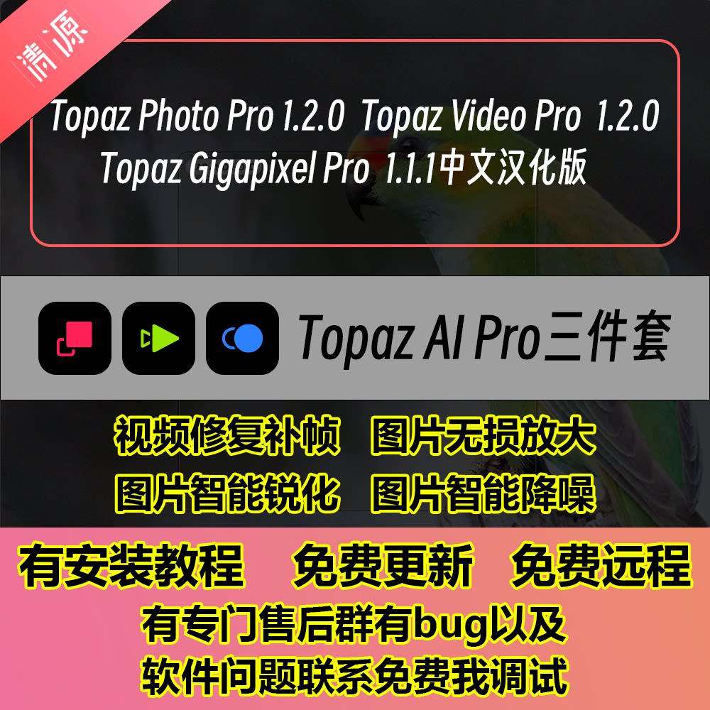 Topaz Video Photo Gigapixel AI Pro中文汉化版图片视频处理软件