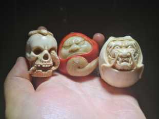 鹿角根付私属订制来图来样加工订制