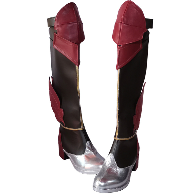 王者荣耀cos鞋百里守约朱雀志cosplay鞋靴来图定制男女增高游戏
