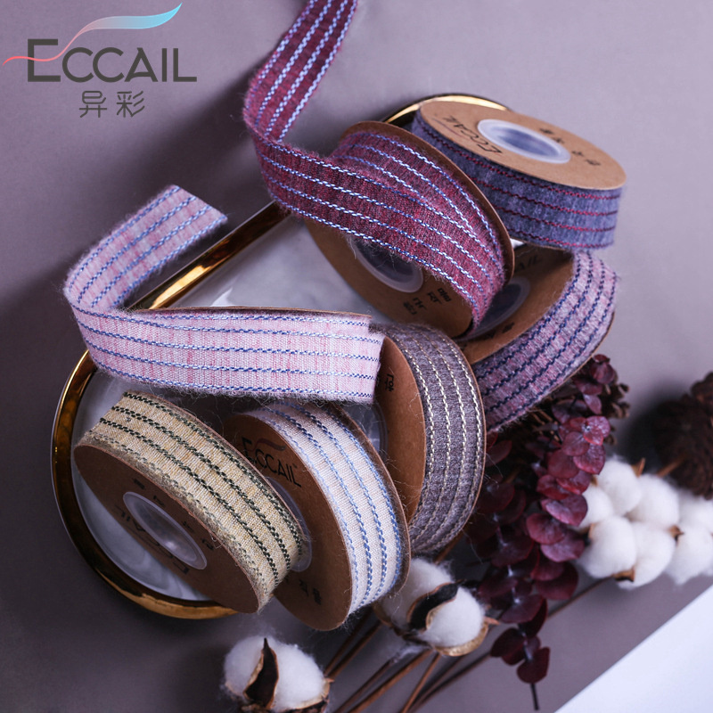 25mm*10码韩式蝴蝶结发饰花束带