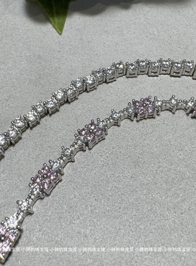 甜美敲闪满钻手链百搭经典
