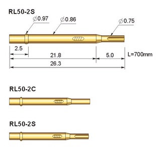 0.9针套 华荣探针套 50MIL针套 探针座 华荣探针RL50 RL50
