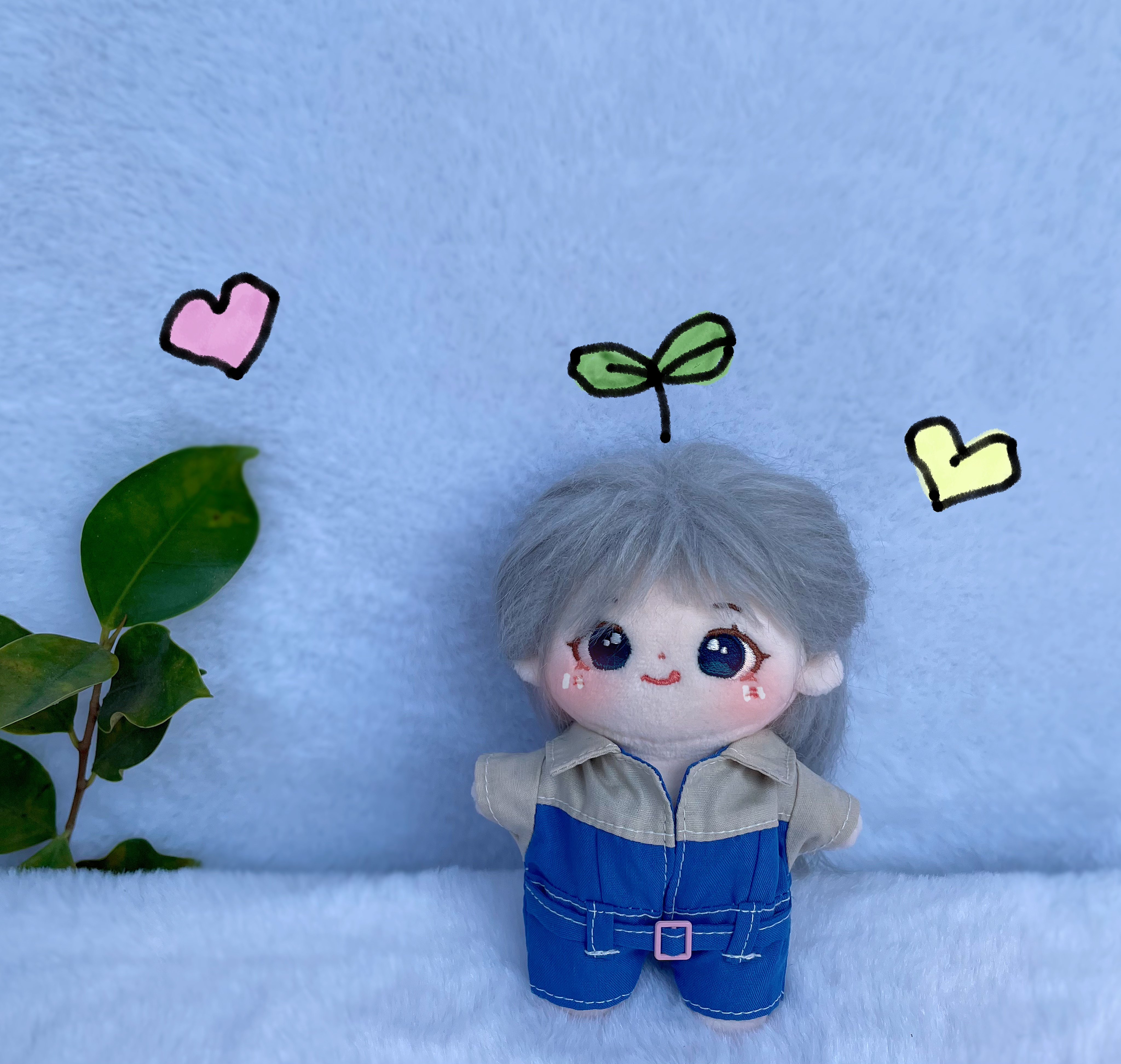 10cm娃衣现货婴儿装工装服机械服棉花娃娃无属性海星体正常体衣服