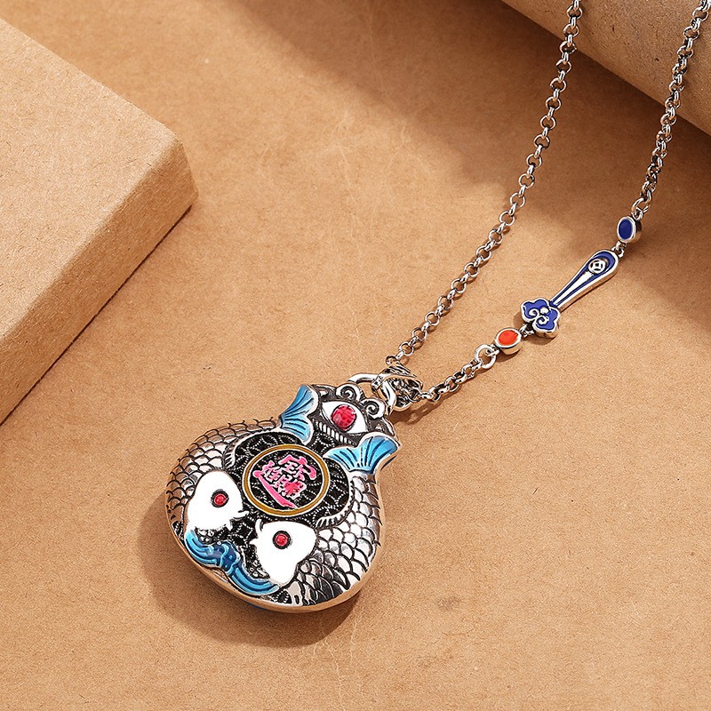 双鱼锦鲤福袋项链上岸