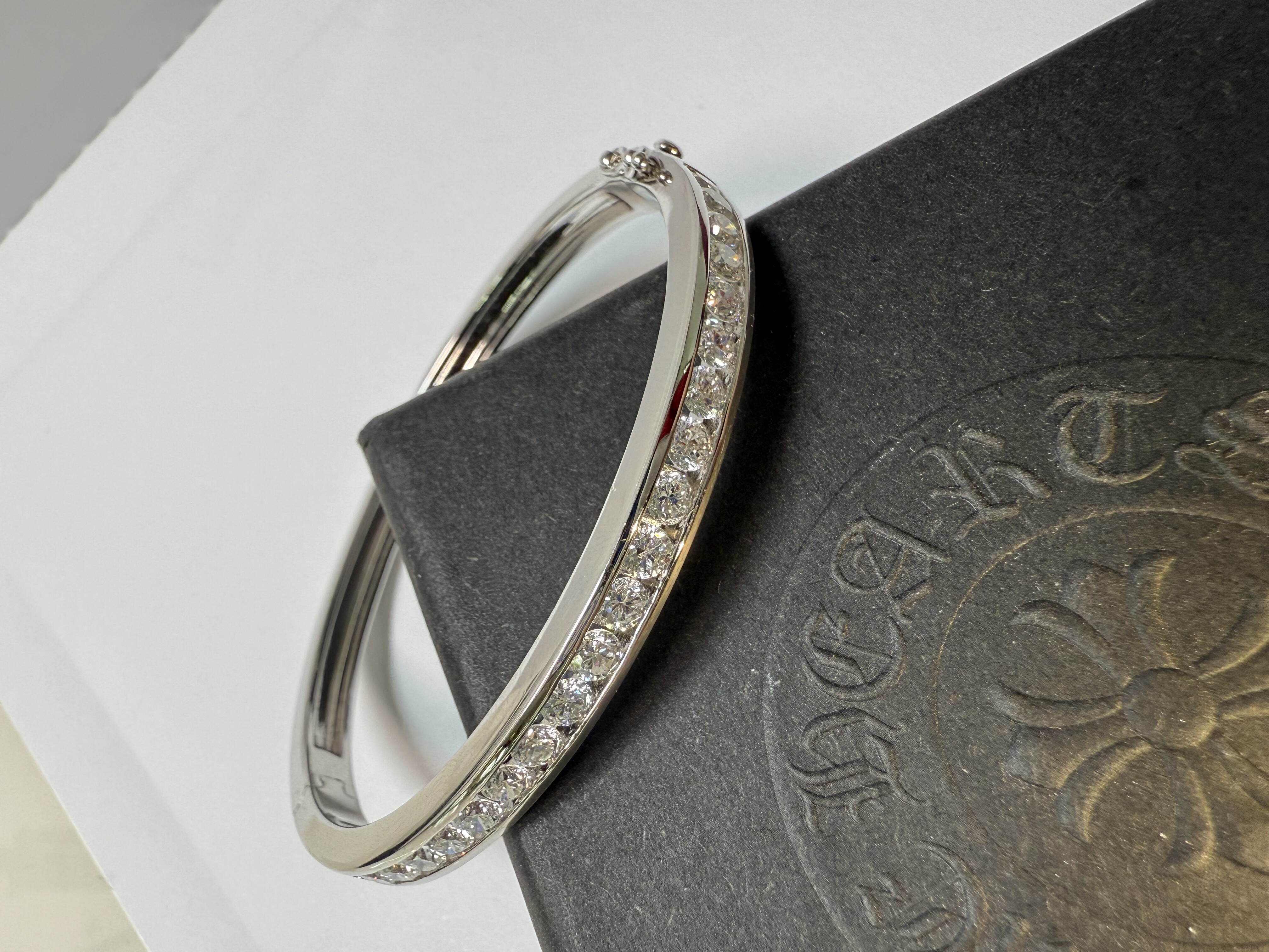 培育钻925银手镯