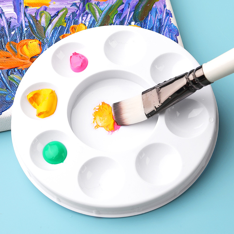 洗笔筒美术生专用手提洗笔桶多功能小号绘画三合一美术国画调色盘
