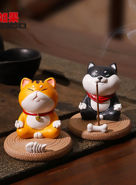 创意桌面手机支架摆件可爱小动物装饰品懒人床头追剧学生礼物