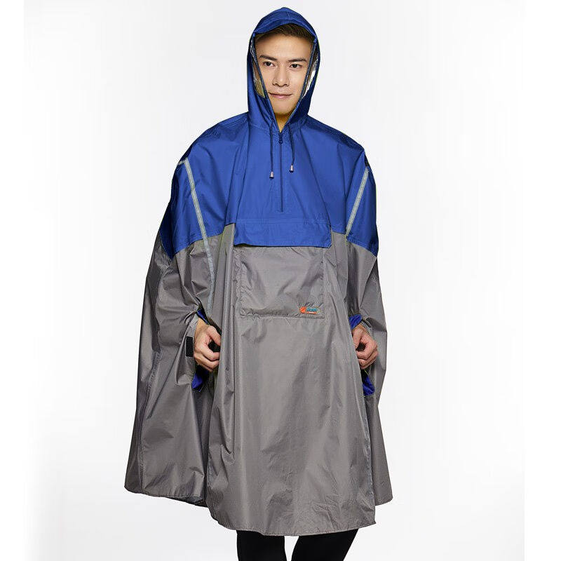 0美绮尔(MEIQIER)雨衣男女山地电动自行车骑行雨披轻薄成人户0
