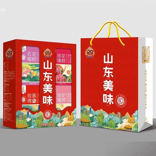 济南香酥煎饼阿胶枣什锦高粱饴糖