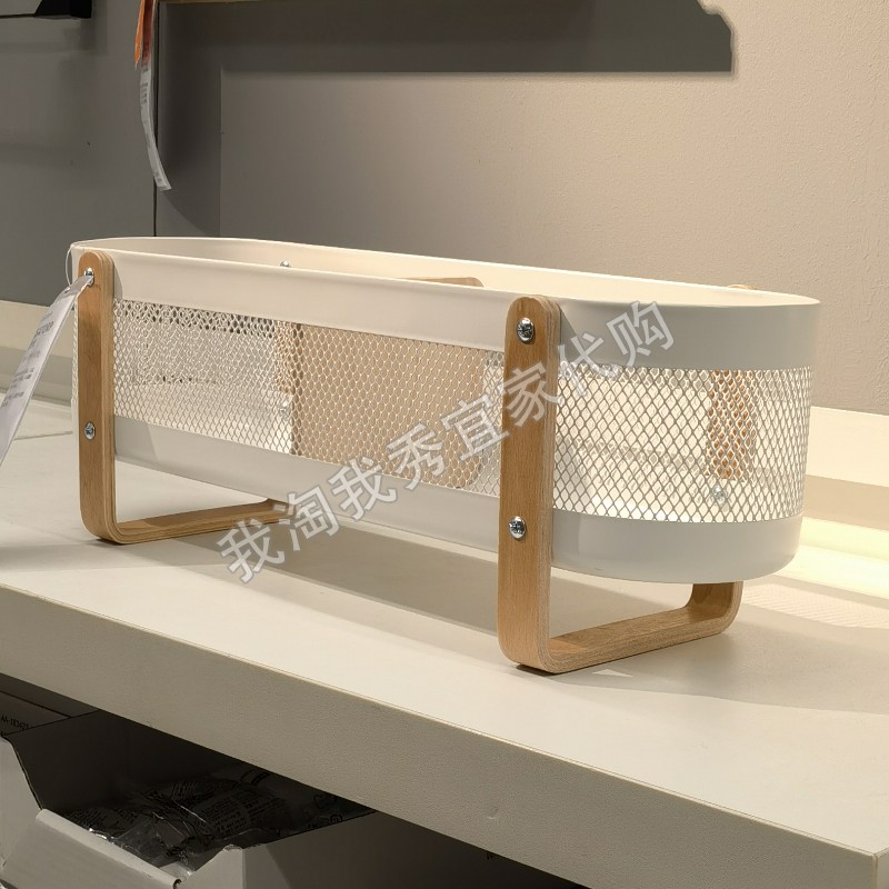 宜家国内代购 瑞沙托 办公桌收纳件白色50x16x17厘米办公用品整理,收纳整理,收纳筐,淘宝优惠券,粉丝福利购,淘宝优惠卷