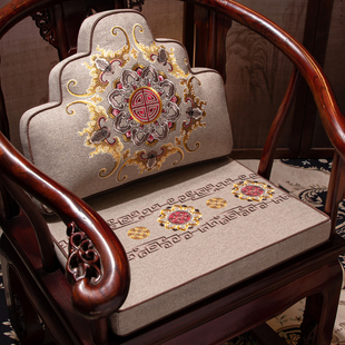 椰棕坐垫红木椅子垫新中式天然棕榈椅垫加厚客厅家具圈椅硬座垫子