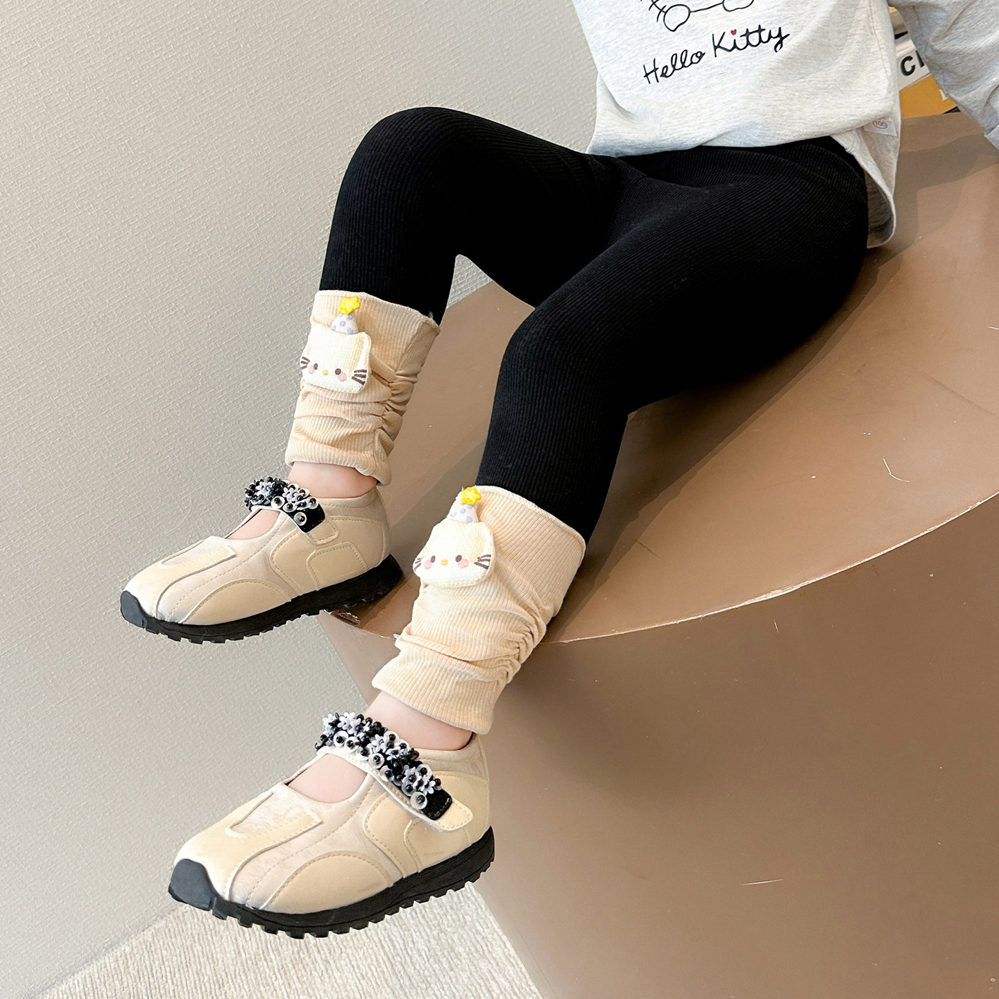 女童打底裤外穿春秋2026新款小童修身弹力洋气春装女宝宝裤子春季图片