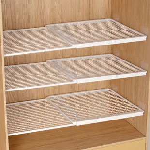 衣柜可伸缩分层置物架橱柜内衣物隔板分层架衣橱柜内空间利用神器
