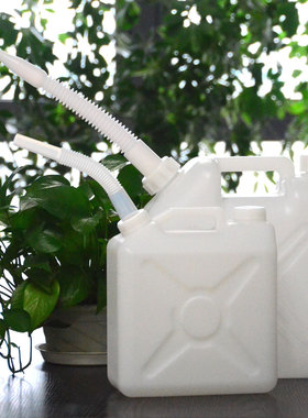 塑料方桶5/10/20L带管嘴HDPE方形桶家用实验室壶放水桶进口ASONE