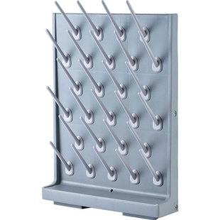 实验室PP滴水架单面52/27棒可调架烧杯试管器皿滤水晾水沥干燥架