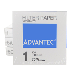 进口日本东洋ADVANTEC定性滤纸NO.1滤纸90 150mm直径011150 125