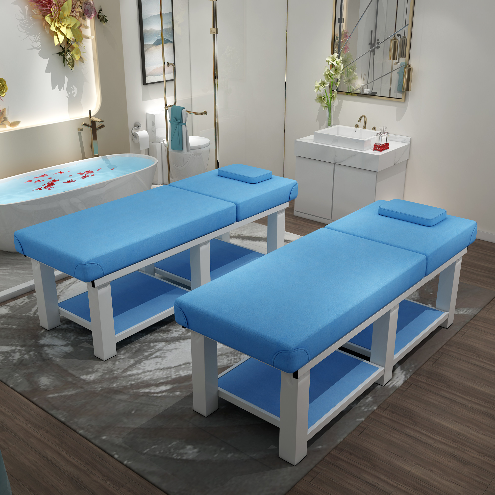 美容床美容院专用按摩床推拿床美容美体床纹绣床家用带洞包邮