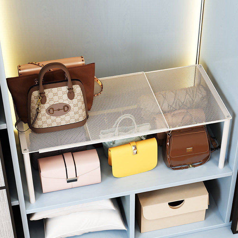 包包收纳神器柜子衣柜内衣橱包架放置架盒展示分隔板内衣家用挂袋