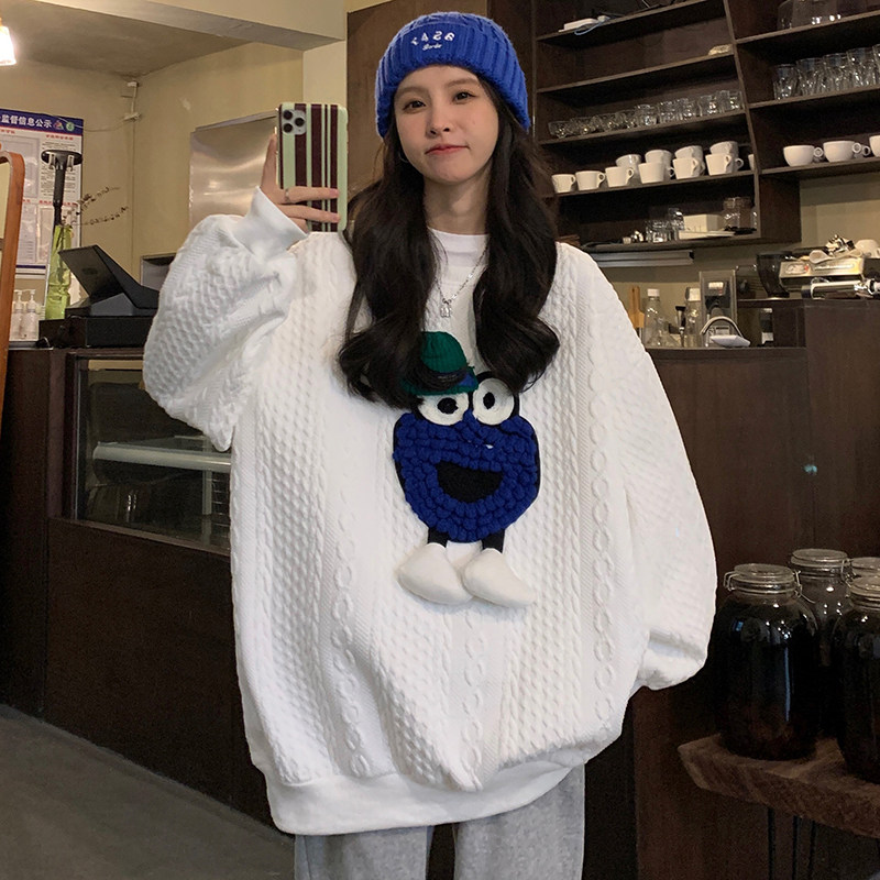 设计感哺乳上衣外出时尚辣妈跨宽松显瘦卫衣女产后喂奶衣服春秋季