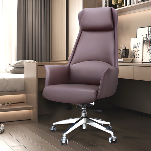 办公椅舒适久坐老板椅商务家用可躺真皮轻奢会议高背转椅电脑椅子