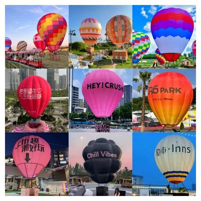 热气球造型气模定制 充气广告气模大型网红打卡气球